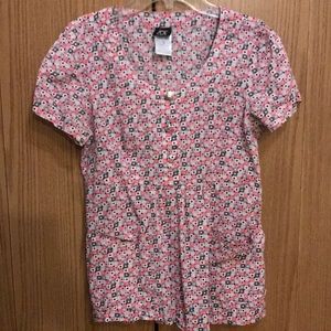 Small Cherokee brand scrub top